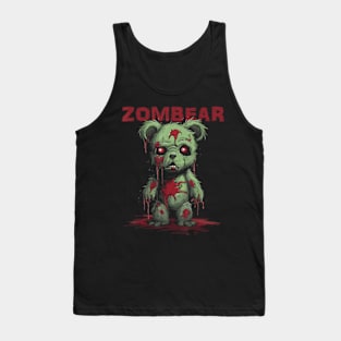 Zombear Bear Halloween Women Men Zombear Stuff Tank Top